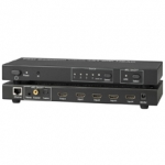 Switch four sources With multi-channel Audio through Ultra-fast Switching technology